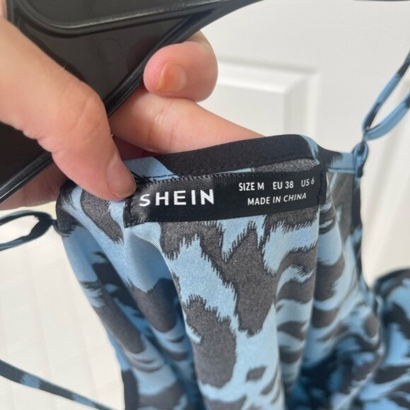 Shein Dress Cheetah Print Dress - Picture 3 of 3